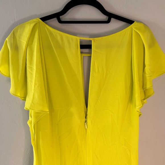 BCBG Neon Yellow Dress NWT - Picture 3 of 5